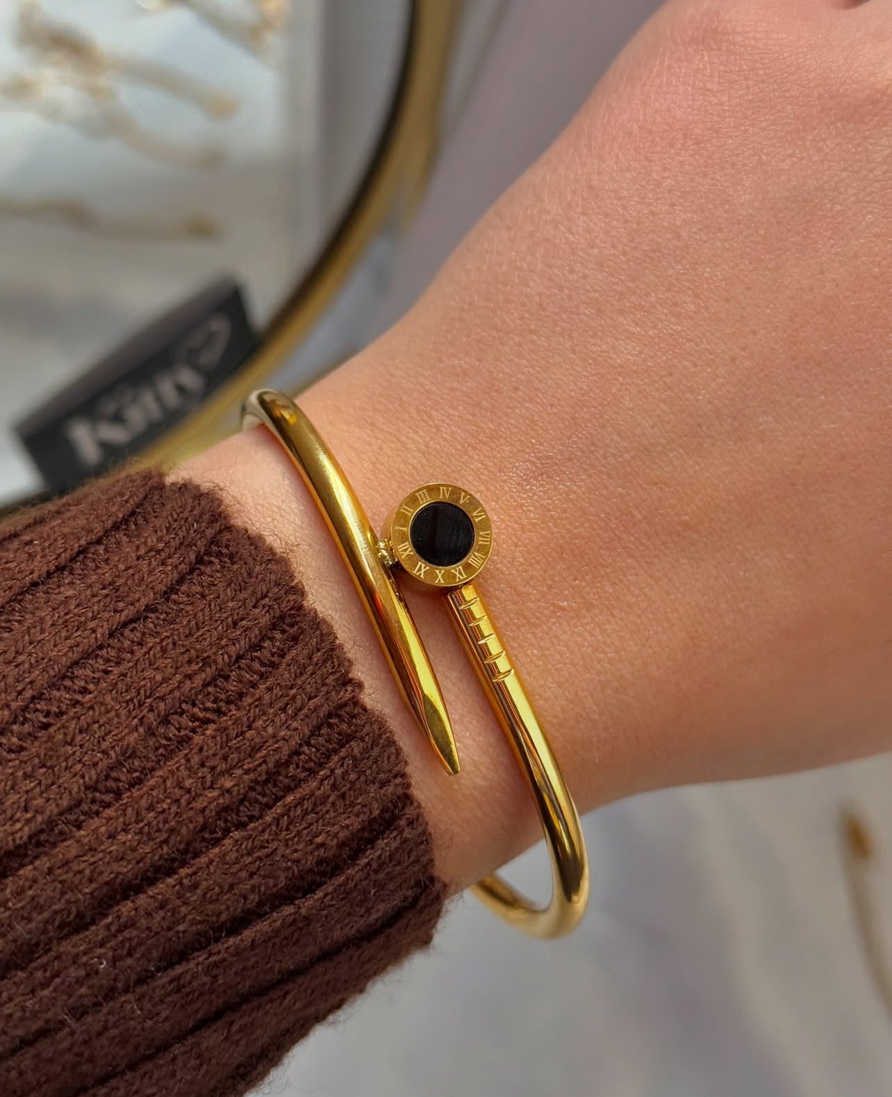 Grazia Bangle - Gold