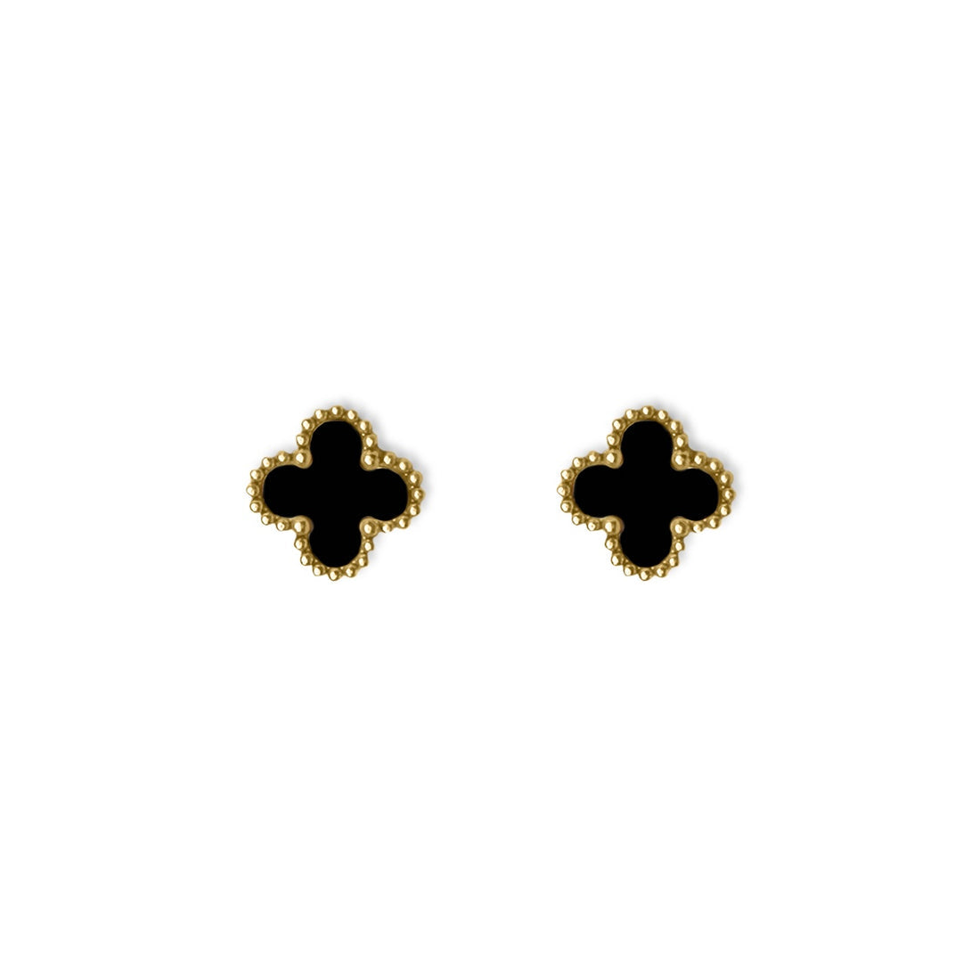 Amira Studs - Black and Gold
