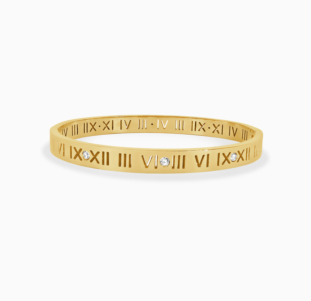 Olivia (Thick) Bangle - Gold