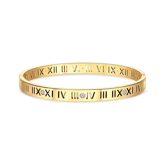 Olivia (Thick) Bangle - Gold