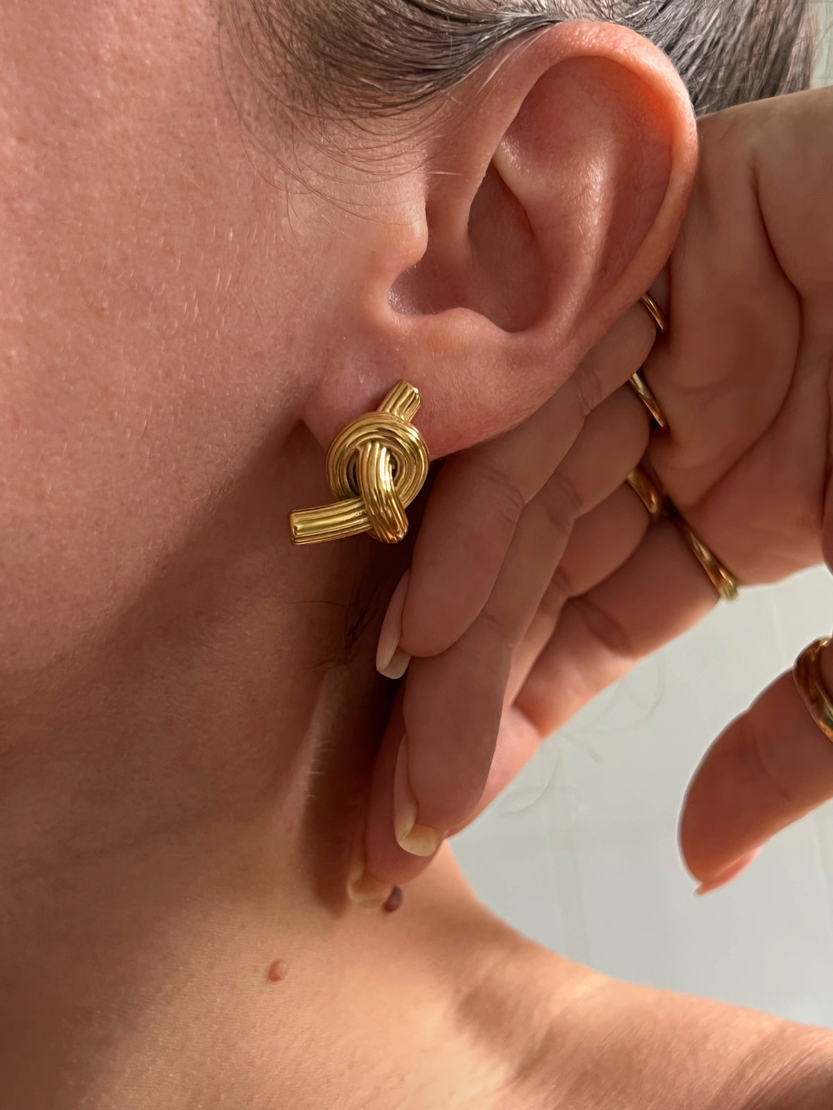 Elise Knot Studs