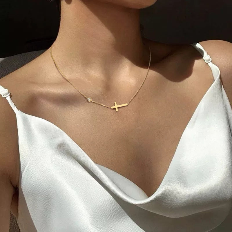 Paloma Cross Necklace