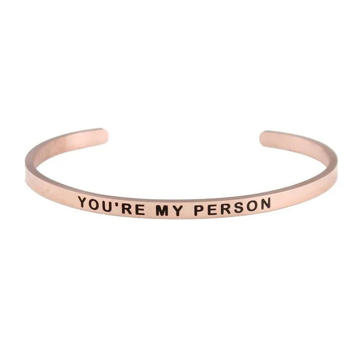 You’re my person bracelet - Rosegold