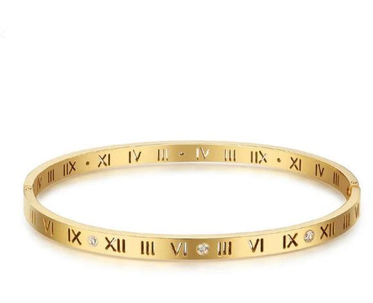 Olivia (Thin) Bangle - Gold