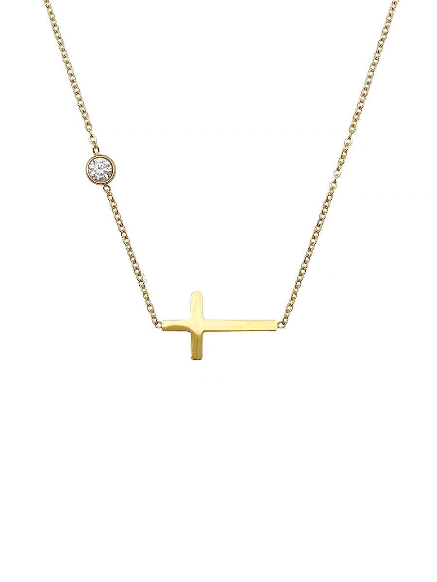 Paloma Cross Necklace