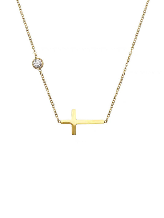 Paloma Cross Necklace