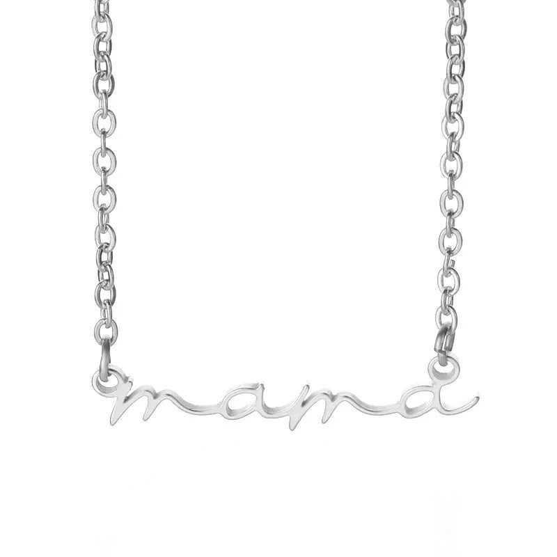 Mama Necklace - Silver