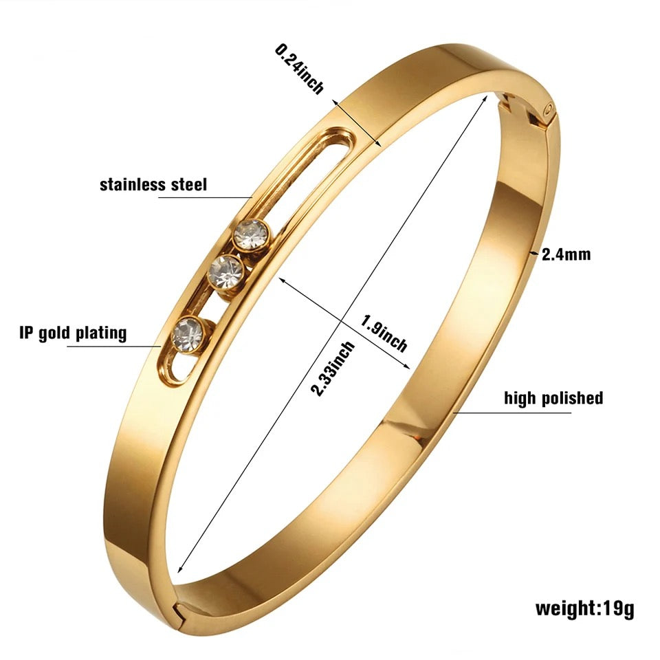 Bria Bangle - Gold