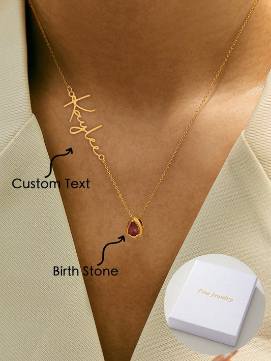 Custom Birthstone Necklace