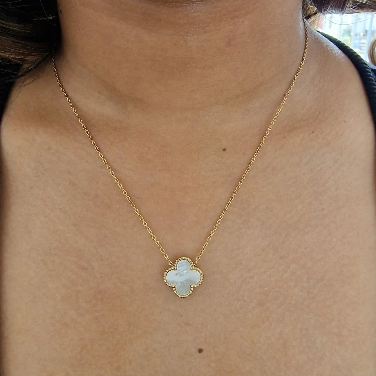 White Ani  Necklace