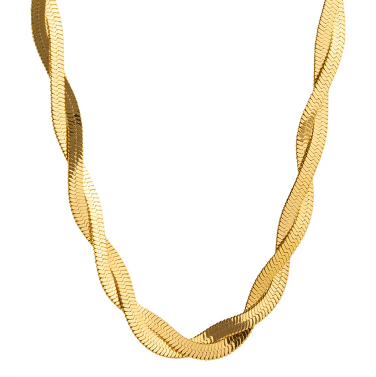 Lucia Herringbone Necklace