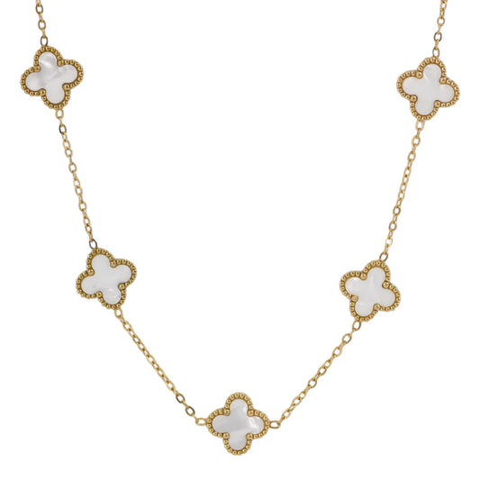Amira Necklace - White