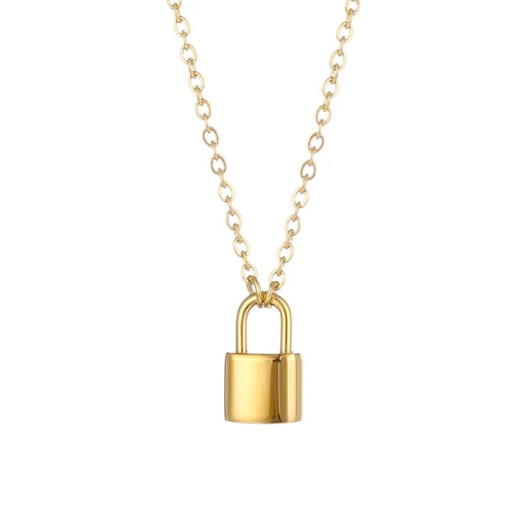 Aubrey Lock Necklace