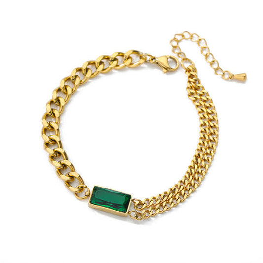 Elaine Emerald Bracelet