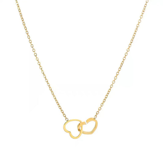 Teresa Interlocked Heart Necklace